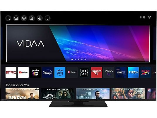 Toshiba 65Qv3463dg TV Qled, Plate, 65 ", UHD 4K