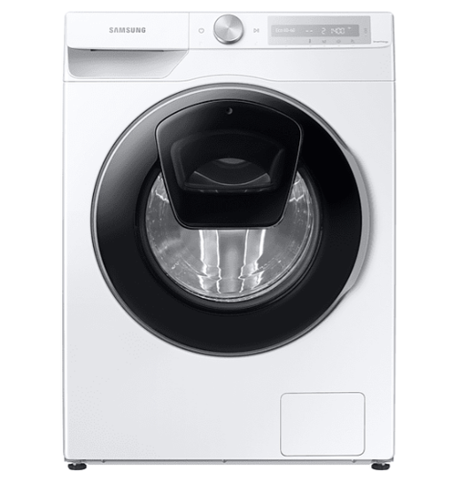 SAMSUNG WW90Lavadora T684DLH ADDWASH, carga frontal, 9 kg, 55 cm, clase A