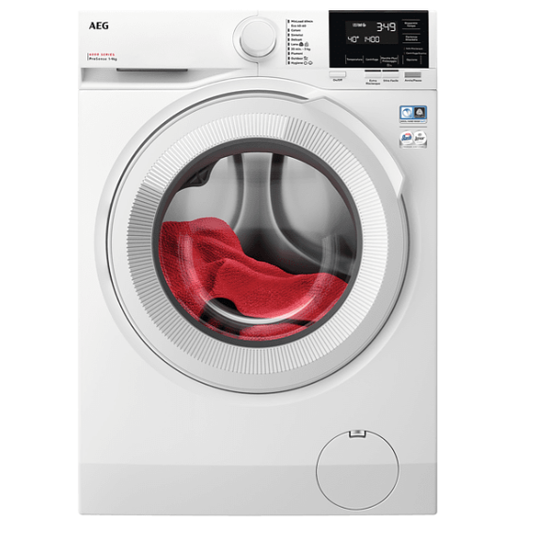 AEG LR6G94OW Machine de spălat, încărcare față, 9 kg, 63,6 cm, clasa A