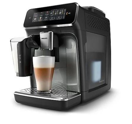Philips Series 3300 Lattego EP3349/70 Automatic coffee machine, black, silver