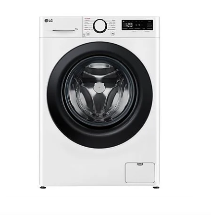 LG AI DD F2R3S09NSWB Slim washing machine, front loading, 9 kg, 46.5 cm, class A