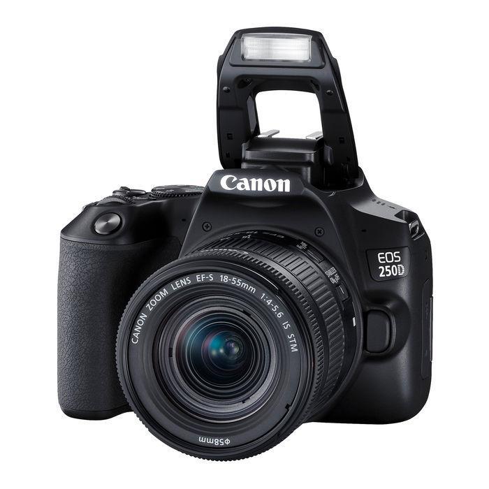 Canon EOS 250D Black + EF-S 18-55 este STM Black