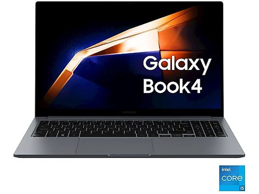 Samsung Galaxy Book4 15.6 i5, 15,6 ", processeur Intel® Core i5 1355u, Intel Iris Xe Graphics, 16 Go, 512 Go SSD, Gray